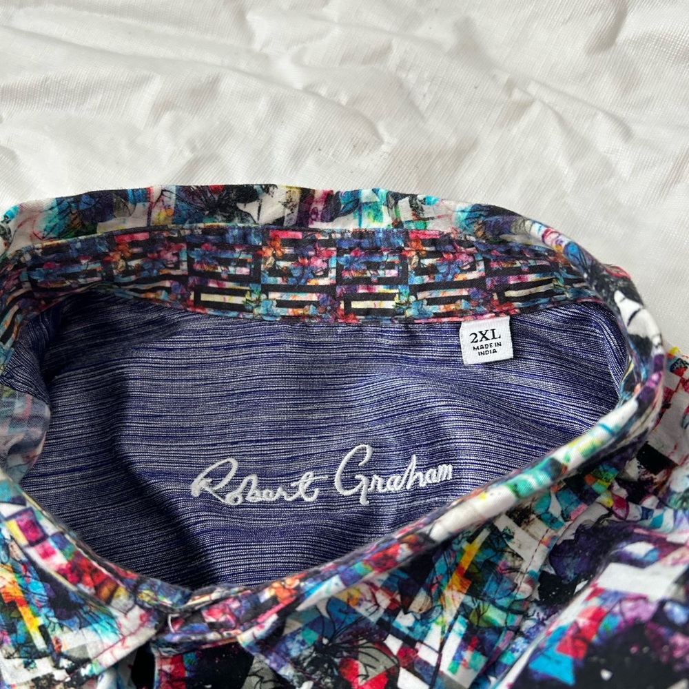 Robert Graham Multicolor Abstract Shirt - Picture 3 of 5